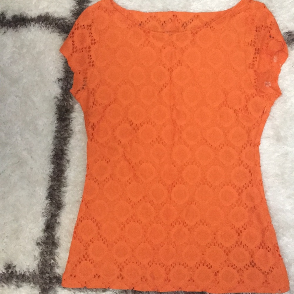 Banana Republic top carrot orange Size 0